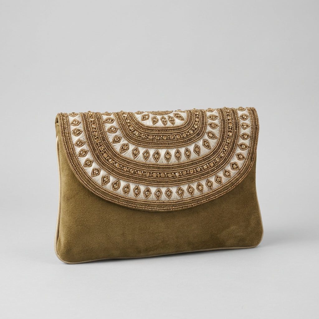 Golden Mandala Clutch